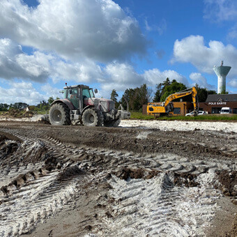 Travaux préparatoires, Terrassements, Voiries et réseaux divers