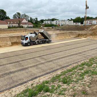 Travaux préparatoires, Terrassements, Voiries et réseaux divers