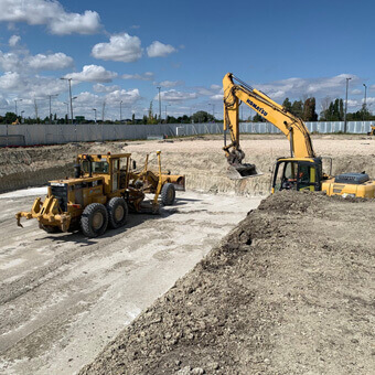 Travaux préparatoires, Terrassements, Voiries et réseaux divers