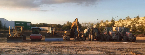 terrassement engin de chantiers